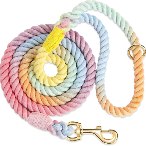 Braided Cotton Dog Leash
